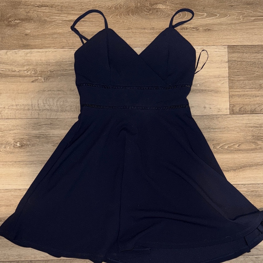Elegant Navy Blue Dress